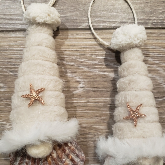 Shell ornaments 4 piece set - Picture 7 of 11